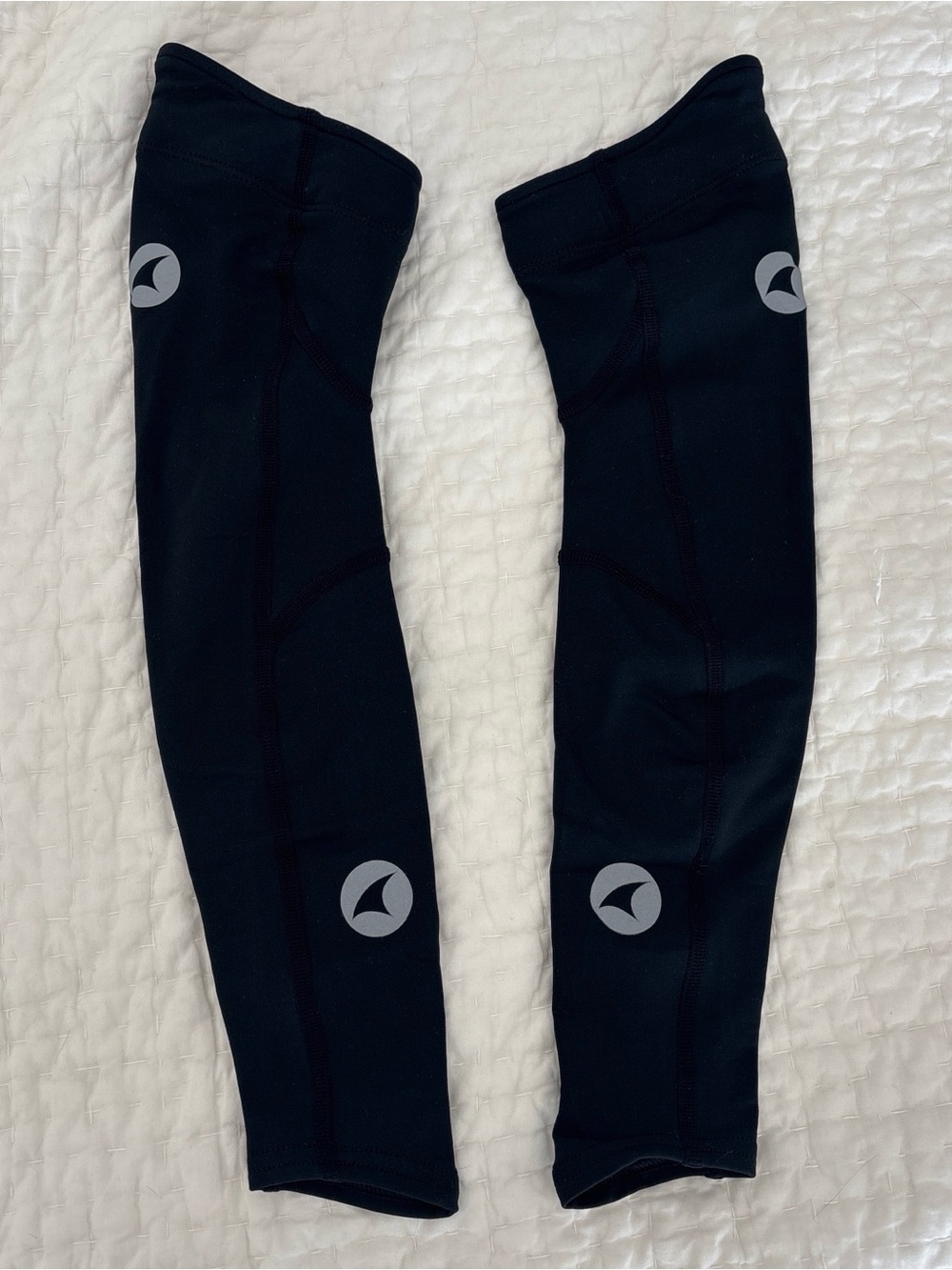 Pactimo Women’s XS Black Compression Cycling Running Sleeves Reflective